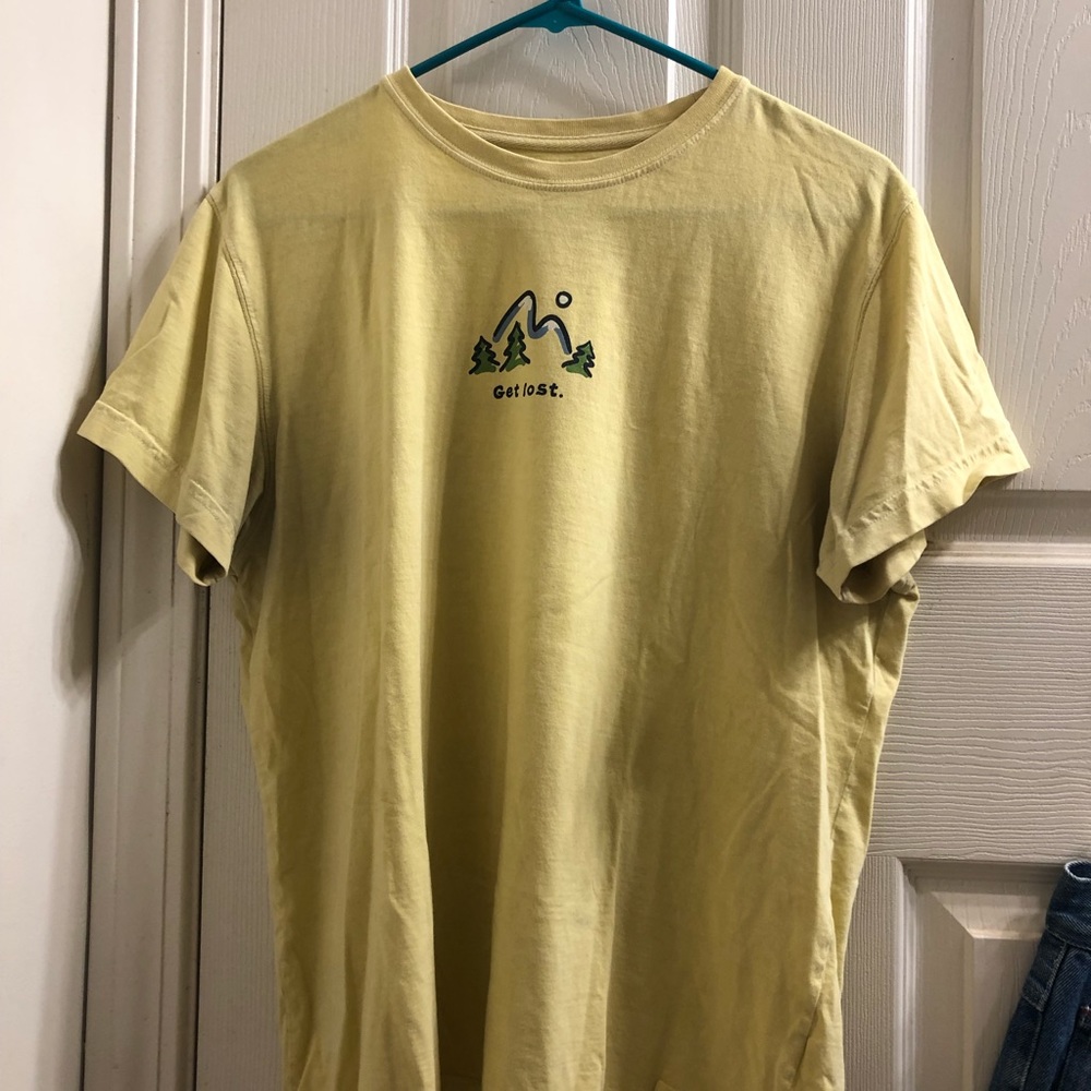 yellow life is good shirt